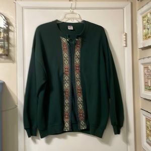 Jerzees Vintage Open Front Sweatshirt